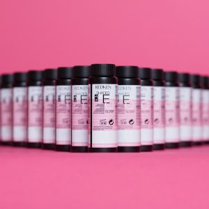 bottles of Redken Shades EQ demi permanent color